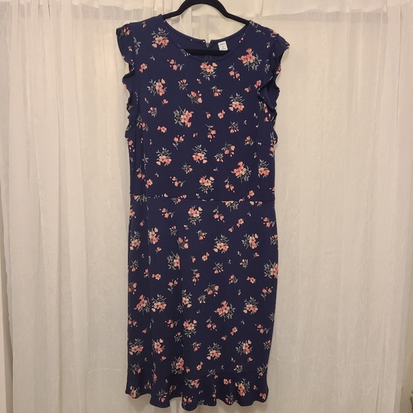 Old Navy Dresses & Skirts - 2 for $20 Sale! Old Navy- navy blue floral knit dress